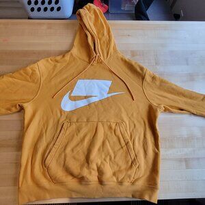 Yellow Nike Hooded Sweatshirt